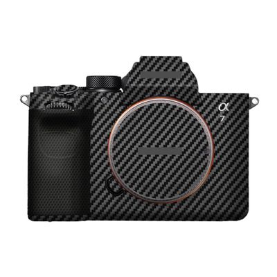 A7M5 Anti-Scratch Camera Cover Decal Skin for Sony ILCE-7M5 / A7 V Camera A7V Protector Wrap Cover Film Sticker Accessories (Carbon Fiber Black, for Sony A7V/A7M5)