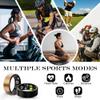 Milavan Smart Health Ring for Women Men Fitness Tracker with Heart Rate, Blood Oxygen, Blood Pressure, Sleep Monitoring, Step Counting, IP68 Waterproof for iOS and Android, No APP Fee, Black 10 view 3
