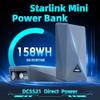 XTAR Starlink Mini Hard Case Set with MP158Wh Power Bank&Starlink Mini Tripod Stand,Waterproof Portable Travel Case for Starlink Mi ni Dish and Accessories view 3