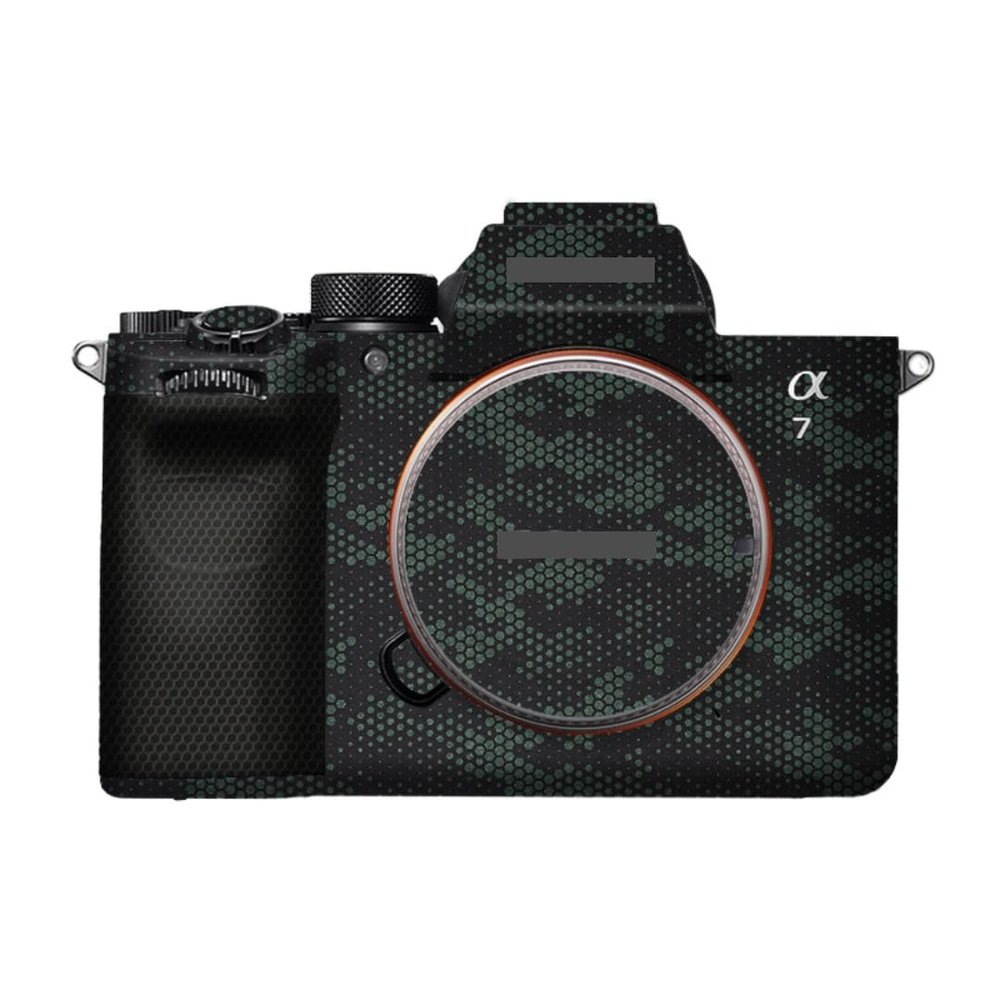 A7M5 Anti-Scratch Camera Cover Decal Skin for Sony ILCE-7M5 / A7 V Camera A7V Protector Wrap Cover Film Sticker Accessories (Mamba Green, for Sony A7V/A7M5)