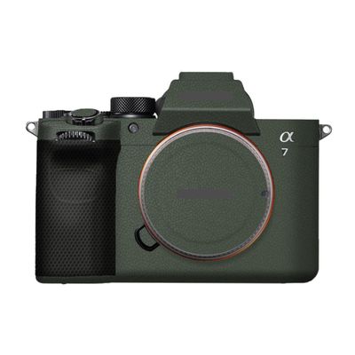 A7M5 Anti-Scratch Camera Cover Decal Skin for Sony ILCE-7M5 / A7 V Camera A7V Protector Wrap Cover Film Sticker Accessories (Leather Green, for Sony A7V/A7M5)