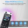 Professional 264GB WUCOTC Digital Voice Recorder - Voice Activated Recorder for Lectures Meetings - 18000 Hours Recording Device with Playback, MP3 Player, Password Protection, Variable Speed, Black view 2