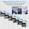 Professional 264GB WUCOTC Digital Voice Recorder - Voice Activated Recorder for Lectures Meetings - 18000 Hours Recording Device with Playback, MP3 Player, Password Protection, Variable Speed, Black view 3