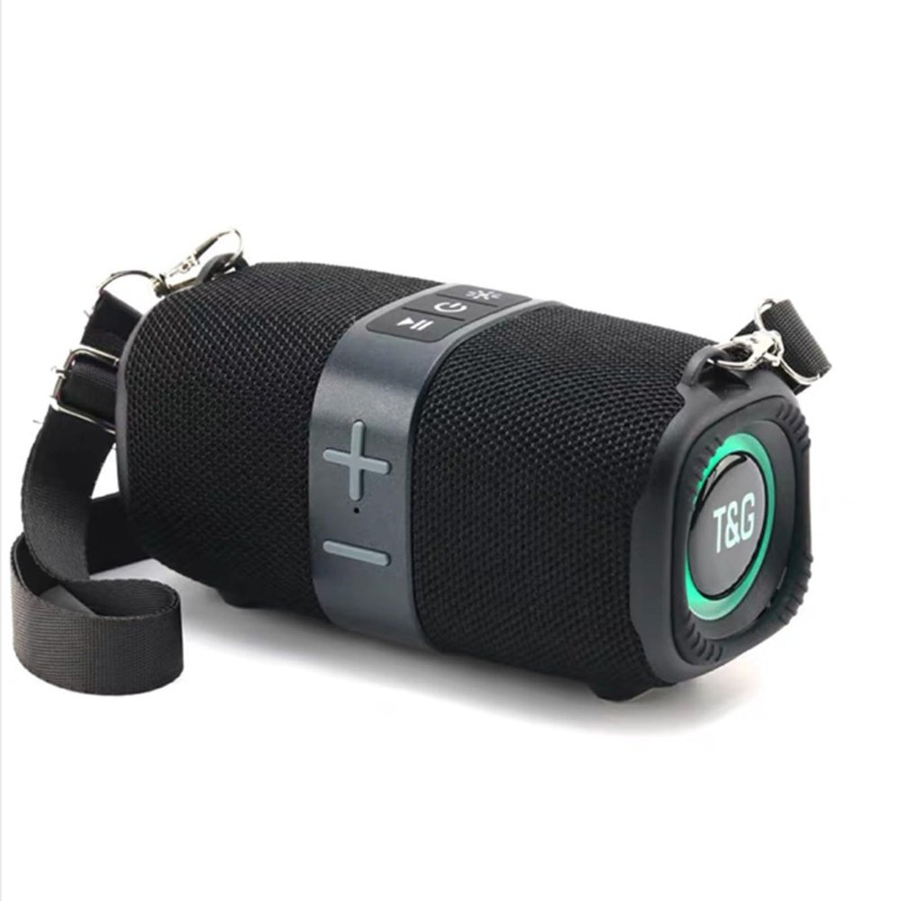 T&G Portable Bluetooth Speaker with Lights, 30W Wireless Loud Stereo Sound, IPX4 Waterproof Outdoor Speaker, 20H Playtime, Perfect for Home, Beach, Party & Gifts