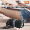 T&G Portable Bluetooth Speaker with Lights, 30W Wireless Loud Stereo Sound, IPX4 Waterproof Outdoor Speaker, 20H Playtime, Perfect for Home, Beach, Party & Gifts view 2