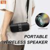 T&G Portable Bluetooth Speaker with Lights, 30W Wireless Loud Stereo Sound, IPX4 Waterproof Outdoor Speaker, 20H Playtime, Perfect for Home, Beach, Party & Gifts view 4