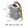 36V 48V to 24V 10A Buck DC DC Power Converter 48V-24V Step Down Voltage Regulator Power Voltage Regulator view 4