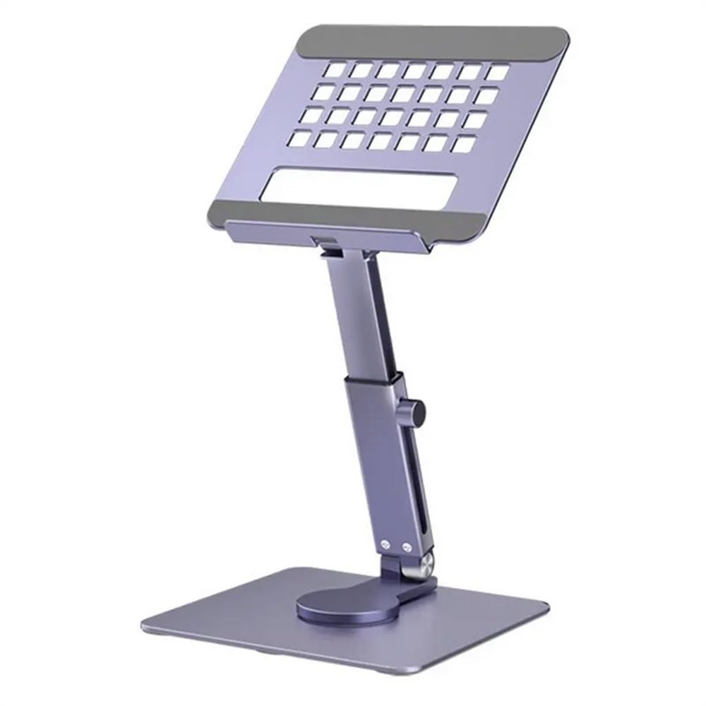 TEOYETTSF Aluminum Tablet Stand 360Rotating Folding Adjustable Desk Holder Mount Riser
