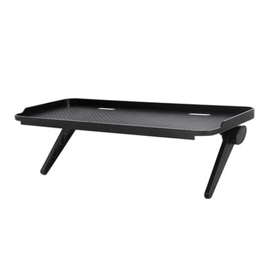 CONGARTENO Monitor Stand Shelf and Desktop Storage Organizer for Computer Screens and Tvs, Perforated Mounting Bracket with Space-Saving Design for Office and Home Use