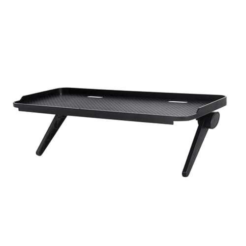 CONGARTENO Monitor Stand Shelf and Desktop Storage Organizer for Computer Screens and Tvs, Perforated Mounting Bracket with Space-Saving Design for Office and Home Use
