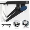 CONGARTENO Monitor Stand Shelf and Desktop Storage Organizer for Computer Screens and Tvs, Perforated Mounting Bracket with Space-Saving Design for Office and Home Use view 4