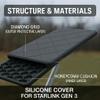 GAWOND Gen 3 Protective Cover Case for Starlink, Portable Silicone Cover for Starlink Standard Gen 3 Satellite Dish, UV Resistant Hail Starlink Accessories Protection for Roof Outdoor Camping (Grey) view 4