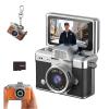 2026 New Mini Digital Camera with 1.47 in LCD Screen 1080P, Mini Camera with flip Screen, Thumb-Sized flip Screen mini Cameras (#3) view 1