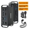 MacBook Docking Station Dual Monitor for Intel, M1 /M2 /M3 Pro/Max,14-in-2 Laptop Dock with Dual USB-C Cable,100W Power Supply, 2 HDMI 4K60Hz,USB-C/ANot Compatible with M1/M2 Base Models or Windows view 2