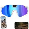 4K POV Baseball Glasses with Camera, 120 Ultra-Wide Angle Baseball Recording Glasses, for Cycling, Hiking & Outdoor Activities (Blue,128G) view 1
