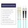 lidkew SC to ST Fiber Patch Cable OM3,6Meters 19.6ft 10GB/40GB Multimode Duplex,50/125um Fiber Optic Cable Cord,UPC,LSZH Fiber Jumper,Aqua Blue view 2