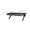 HYTROVE Monitor Screen Shelf Riser for Desk with Perforated Design, TV Storage Shelf Compatible with Media Devices, Computer Monitor Stand for Home Office Use view 2