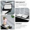 HYTROVE Monitor Screen Shelf Riser for Desk with Perforated Design, TV Storage Shelf Compatible with Media Devices, Computer Monitor Stand for Home Office Use view 3