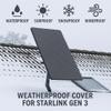 GAWOND Gen 3 Protective Cover Case for Starlink, Portable Silicone Cover for Starlink Standard Gen 3 Satellite Dish, UV Resistant Hail Starlink Accessories Protection for Roof Outdoor Camping (Black) view 3