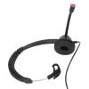 BOWUAI 2.5mm Business Headset, Noise Cancelling Monaural Traffic Headset with HD Microphone, Soft Ear Cushions and Adjustable Speaker Volume, for Call Center Office Telemarketing Customer view 2