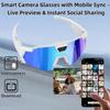 4K POV Baseball Glasses with Camera, 120 Ultra-Wide Angle Baseball Recording Glasses, for Cycling, Hiking & Outdoor Activities (Black,128G) view 3