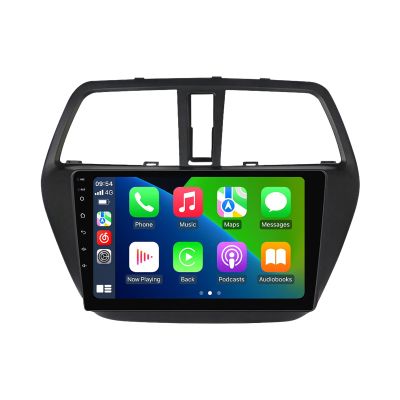 9 Inch IPS Screen Car WiFi GPS Navigation for Suzuki S-Cross 2012 2013 2014 2015 2016, Android 14 Phone BT Connection Car SWC Multimedia FM Video DVD Player