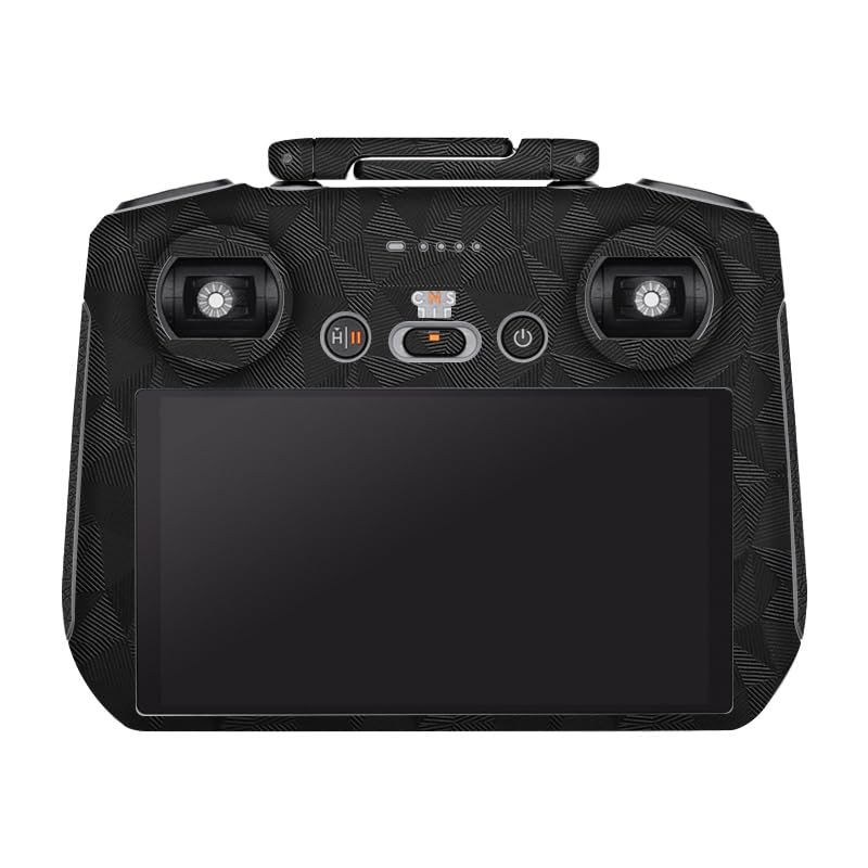 RC 2 Anti-Scratch Skin for DJI RC2 Controller Decal Skin Wrap Cover Film for AIR3 Remote Contrller Sticker Cover Photographic Video Equipment Accessories (Triangle Black, for DJI RC2)
