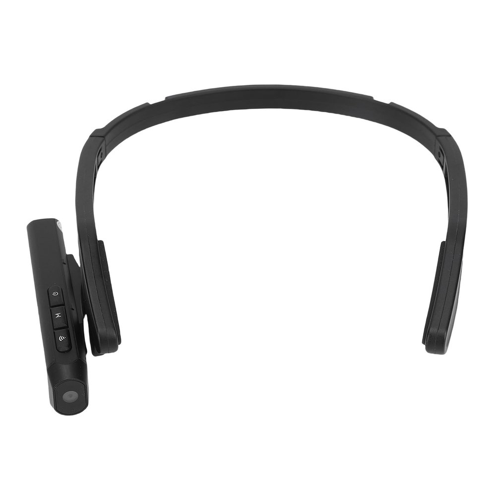 LICAEVEY Head Mounted Video Camera, HD 2.7K 30FPS Vlog Hands Free Wearable Camera, Anti Shake & 110 Wide Angle, for Outdoor Activities Electricians Cycling Fishing