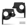 ALLGOOD Front Left & Right Side Speaker Housings Pod Pair Compatible with EZGO TXT Golf Cart 1994-2013 Black view 1