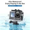 45m/147ft Waterproof Case for DJI Osmo Action 6, Underwater Deep Diving Housing Shell Cage, Action Camera Protective Shell (only case) view 2
