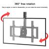 QICBYING Adjustable Tilt TV Ceiling Mount - Tv Wall Mount Stand, 360 Rotating Ceiling Mounting Bracket, for 39-90 Inches TVs, 85kg Load Capacity, Max. VESA 600X400mm view 3