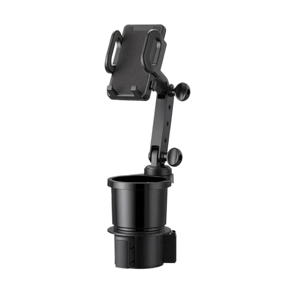 360 Rotating Car Cup Holder Mount Expander with Phone Holder - Universal Adjustable Accessories for Smartphones, Ideal for Road Trip & Daily Commute