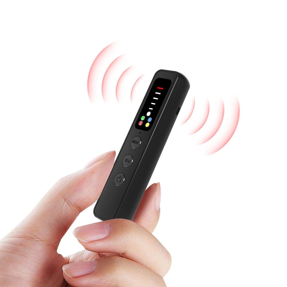BEEDMXU Hidden Camera Detectors, Anti Spy Camera Finder, GPS Tracker, Hidden Devices Detector for Airbnb, Hotels, Bathroom, Home, Office