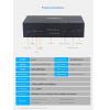 16 Ports USB Synchronizer - DNF Keyboard Mouse Shared Display Synchronization Controller, KVM Metal Switcher Black view 2