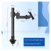 ADBWEKKF Monitor stand, desktop touchscreen, height-adjustable, rotating, perforated desktop(001) view 2