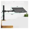 ADBWEKKF Adjustable height rotating bracket for computer monitor view 2