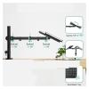 ADBWEKKF Adjustable height rotating bracket for computer monitor view 3