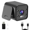 HIGSEEU 5G Mini Camera Charger, Full HD 1080P Small Nanny Cam with Human Detection, Type-C Plug Pet Camera for Indoor (FHD-001-E) view 1