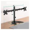 ADBWEKKF Adjustable desktop stand with dual 27-inch LCD monitors view 3