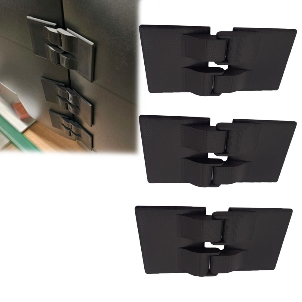 3 Pack Triple Monitor Connector Hinge for Triple Monitor Alignment,Monitor Support for Sim Racing/Flight Simulator Setups,Comes with Double-Sided Tape.