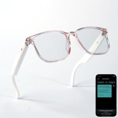 Giinova Ai Smart Glasses Bluetooth 5.4 with Translation for Men Women 160+Languages Color-Change Lens Chat GPT Assistant Free App Translator Glasses Meeting,Driver,Travel