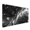 SEIFUD Oversized Desk Mat, Abstract Liquid Art Design, 35.4x15.7 Inches, Washable Mouse Pad, Stitched Edges, Non-Slip Rubber Base, Rectangular view 1