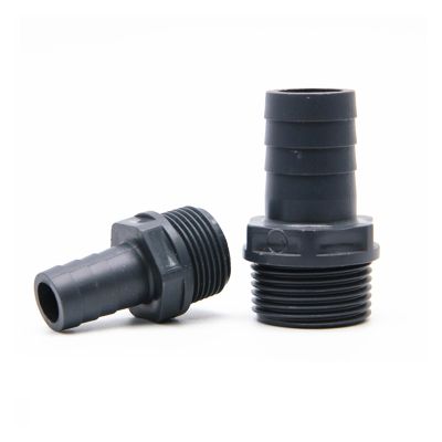 KKFAUS 1Pcs 1/2"-2" Male Thread to 8-50mm Pagoda Connector Hi-Quality Soft Water Pipe Connector UPVC Fittings Irrigation Hose Parts(12mm)