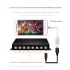 KVM Switch with USB Mouse and Keyboard Ports, 8-Port Synchronizer, Controlling Computers for DNF Farming Games view 4