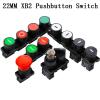 KKFAUS 22mm XB2-EA Plastic Push Button Switch Start/Stop Black/White Arrow 10A/415V Self-Reset/Momentary Symbol Button Switch(O) view 3