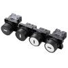 KKFAUS 22mm XB2-EA Plastic Push Button Switch Start/Stop Black/White Arrow 10A/415V Self-Reset/Momentary Symbol Button Switch(O) view 4