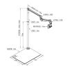 ADBWEKKF Arm-mounted monitor view 3