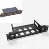 10-Inch Rack Mount for Netgear GS108, Slot Switch Mount, Secure 10-inch Shelf for Network Switches, 1U Rack Display view 1