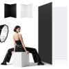100x100cm Photography Studio Portrait Backdrops Reflector Folding Fill Double-Sided Reflector for Photo Studio Still Life and Food Shooting view 2