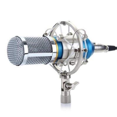 EWUROI Professional Condenser Microphone Cardioid Audio Studio Vocal Recording Mic KTV + Shock Mount